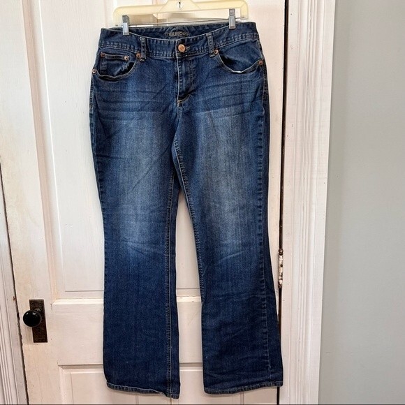 Maurices curvy bootcut jeans 11 12 long tall length of 32.5 as shown - Picture 1 of 9